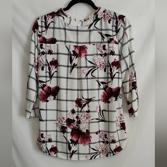 PerSeption Concept Women's Floral Blouse - Size M - Picture 4 of 6